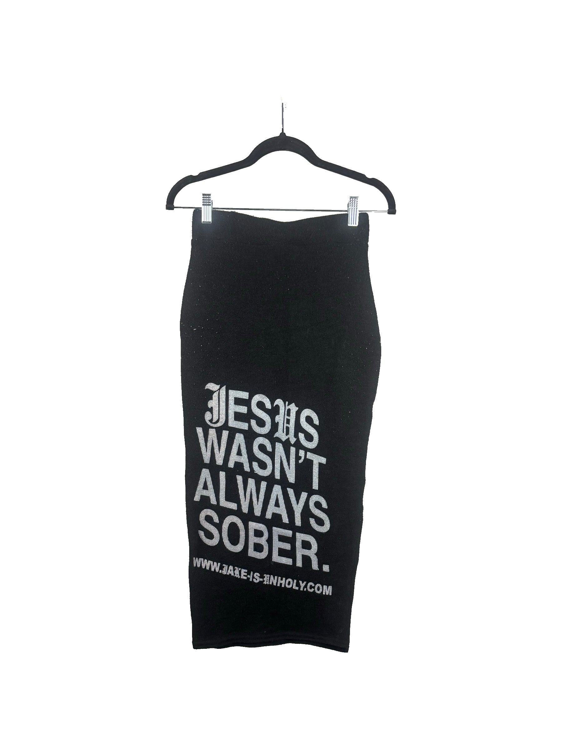Jesus Wasn’t Always Sober Knee Length Skirt