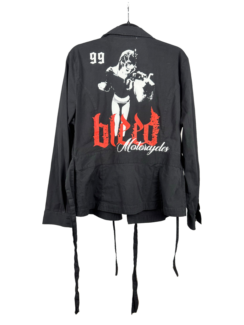 Bleed Dress Shirt with Tie Down