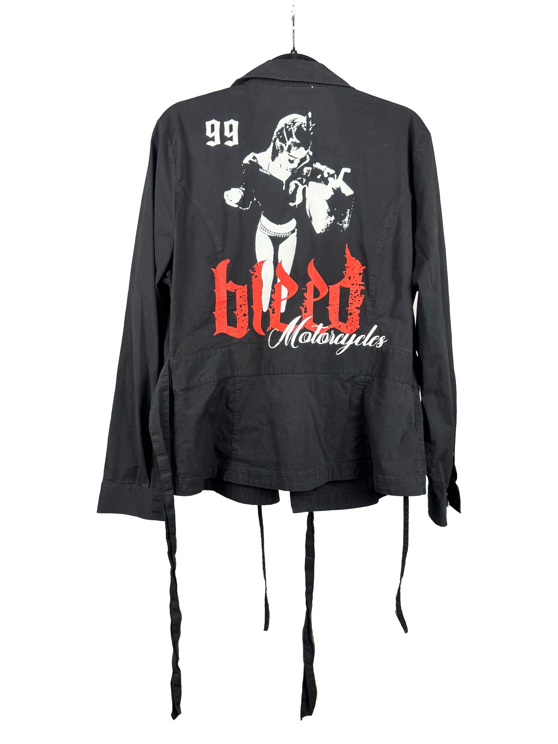 Bleed Dress Shirt with Tie Down