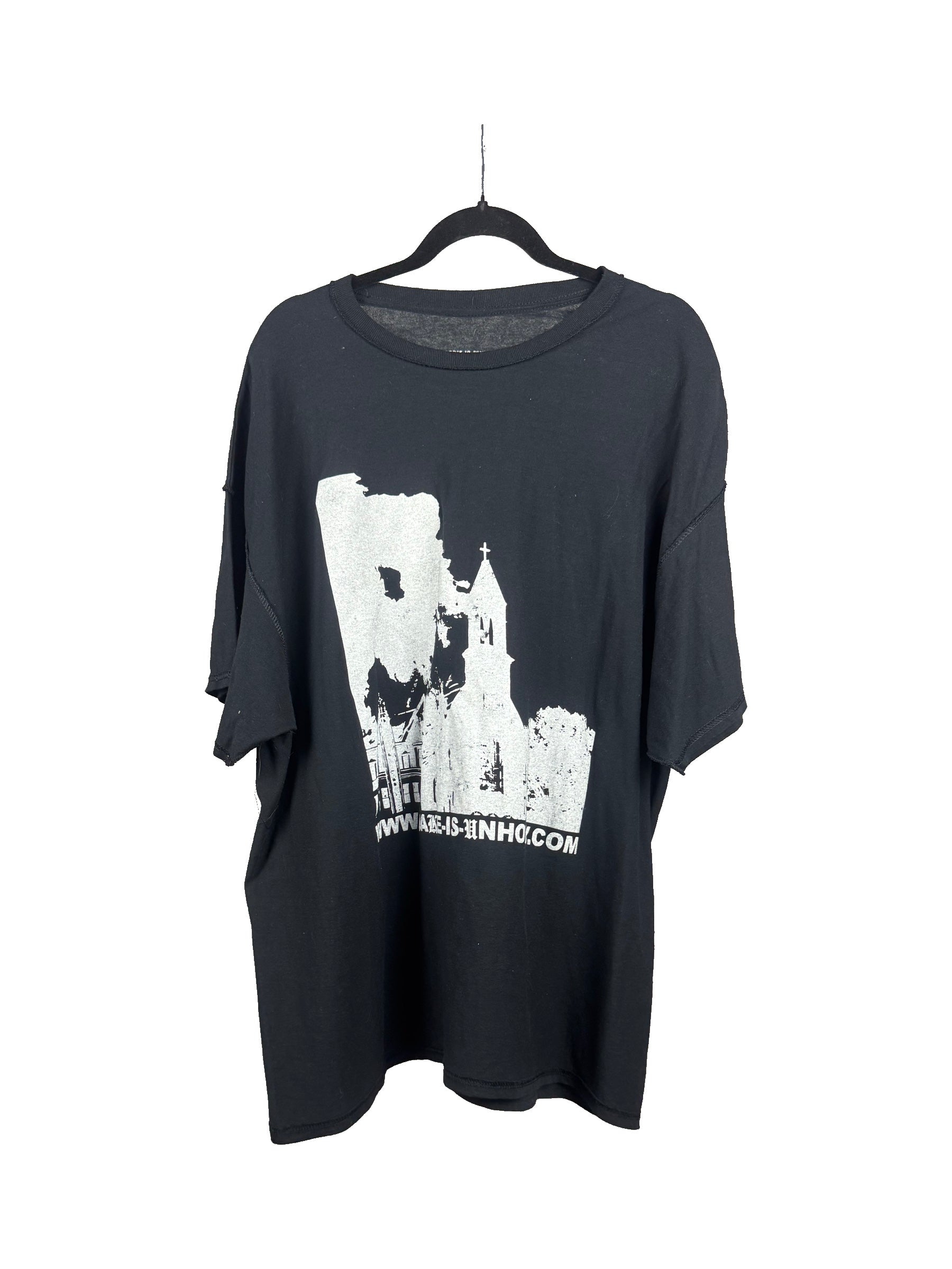 Burning Church Black T-Shirt